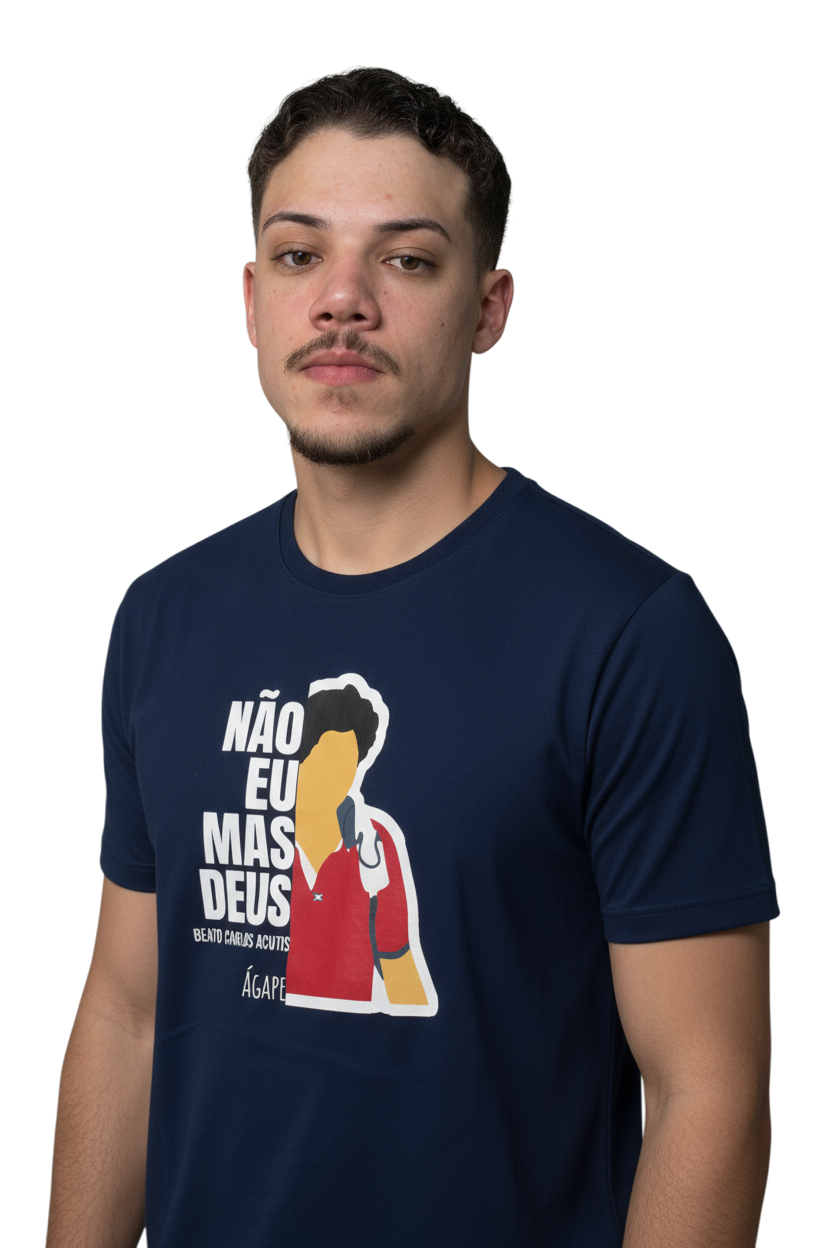 Camiseta gola careca, malha penteada 100% algodão